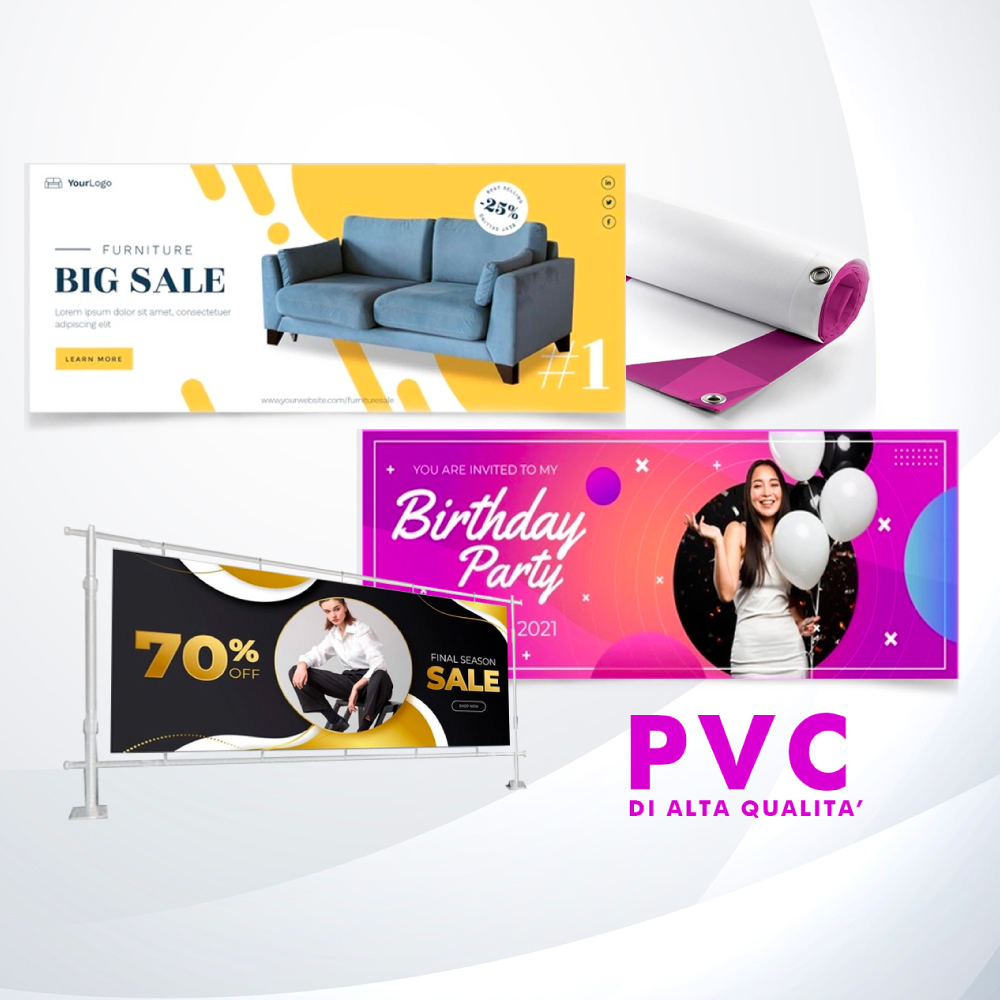 banner collage-con-cornice